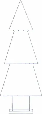 Image de Présentoir décoratif FELIZ - Hauteur env. 111 cm - Arbre en métal blanc