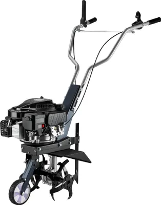 Image de Wiltec Motobineuse 36 cm 2,5 KW 4 Fraises Lames Réservoir 0,8L Profondeur 25 cm Motoculteur Essence Moteur OHV Aérateur Scarificateur Travail Sol Ergonomique Outil Jardinage