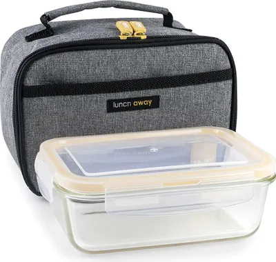 Produktbild von Thermischer Frühstücksträger Ibili 753401g Grau Polyester Borosilikatglas 21 x 13 x 14 cm