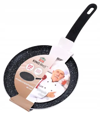 Produktbild von Kinghoff Marmor Crêpes-Pfanne 22cm Antihaft
