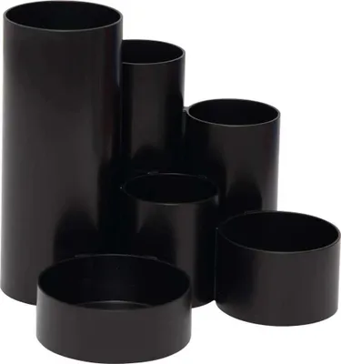 Zdjęcie produktu dla MAUL piórnik MAULtubo plastik z recyklingu 15,3 x 15,2 x 12,6 cm czarny