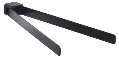 Produktbild von Gedy PIRENEI Doppel-Handtuchhalter drehbar 350mm, schwarz matt