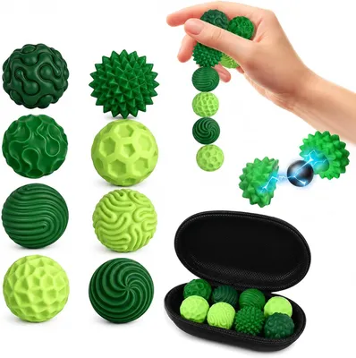 Productafbeelding van Sensorisch speelgoed - Anti-stress speelgoed - Magnetische fidget toys - Siliconen voor volwassenen en kinderen