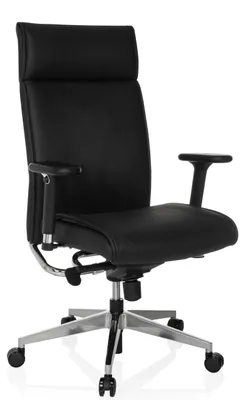 Produktbild von hjh OFFICE Profi Chefsessel CURYO Ergonomischer Bürostuhl mit Armlehnen (höhenverstellbar) Kunstleder Drehstuhl für Büro, Zuhause