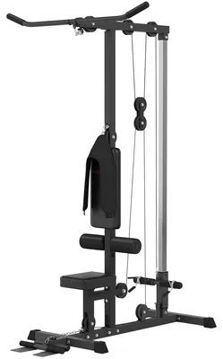Produktbild von SPORTNOW Kraftstation für Zuhause multifunktionale Fitnessstation Schwarz