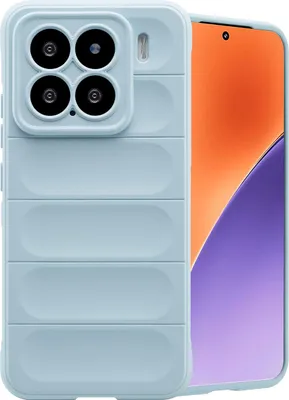 Produktbild von imoshion EasyGrip Backcover Xiaomi 15 - Hellblau