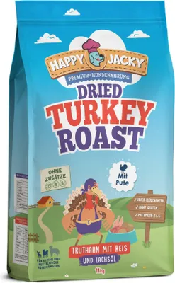 Produktbild von HAPPY JACKY Trockenfutter Sensitive 11kg | Truthahn mit Reis