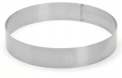 Obrázok produktu pre Forma na tortu s perforáciami, nerezová oceľ, priemer 24 cm