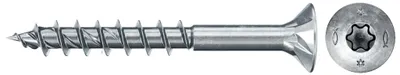 Produktbild von fischer Spanplattenschraube PowerFast, FPF II CTP 3,5 x 25 BC 1000 Senkkopf mit Innenstern TX Teilgewinde galvanisch verzinkt, blau passiviert, 1000 Stück