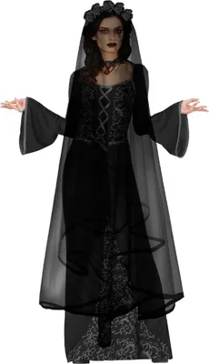 Produktbild von Halloween Krone Kopfschmuck Mit Schwarzen Blumen Schleier Gothic Stil Maskerade Mystisch Dunkel Accessoire Rose Vintage Märchen Königin, Farbe: Schwarz