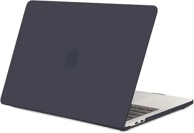 Obrázok produktu pre Počítačové puzdrá pre MacBook Pro 13 palcov – Ultra tenké, pevné puzdro, sivá a čierna farba