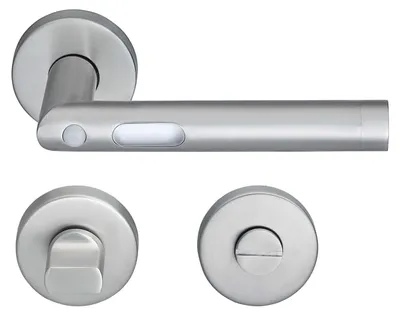 Produktbild von Orbit LED-Türgriff MeinTürgriff Türdrücker BB PZ WC Edelstahl matt Türgriff Drückergarnitur