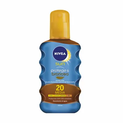 Obrázek produktu pro Nivea Olej na opalování a ochranu před sluncem ve spreji Spf20 200ml
