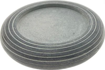 Productafbeelding van PTMD - Kaarsenhouder Voor Stompkaars - Speksteen - Ø 12 x 2.5 cm