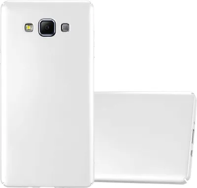 Produktbild von Cadorabo Hülle für Samsung Galaxy A7 2015 Schutzhülle in Silber Hard Case Handy Hülle Etui