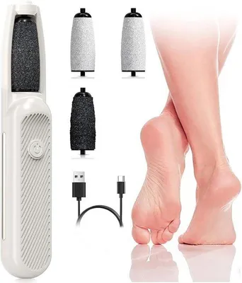Immagine prodotto di Kit per la cura dei piedi elettrico - Pediluvio elettrico - Spazzola esfoliante per i piedi - Dispositivo per la cura dei piedi
