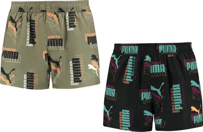 Produktbild von Puma Swim Herren Logo Short Trunk Print Badehose S bis XXL Farbwahl NEU