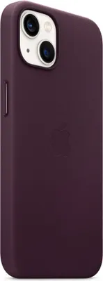 Zdjęcie produktu dla Apple Leather Backcover MagSafe voor de Apple iPhone 13 - Dark Cherry