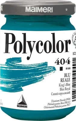 Image de Maimeri Vynil Polycolor Peinture acrylique Bleu roi 404 140 ml 1 pc
