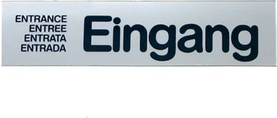 Produktbild von GRÄWE Türschild "Eingang"