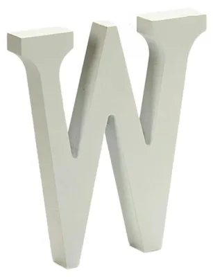 Buchstabe, mehrfarbig, 20 x 21 x 25,5 cm, Standard