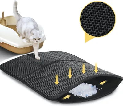 Obrázok produktu pre Podložka pre mačky Nob XXL 60x40cm sivá, protišmyková