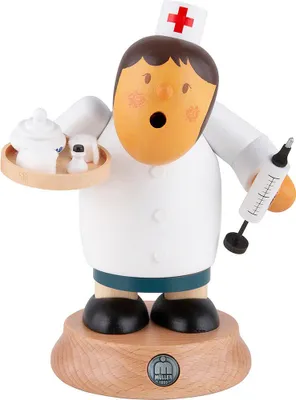 Imagen del producto de Enfermera (16 cm), figura de cerámica para incienso de Müller Kleinkunst