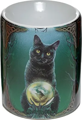 Produktbild von Lisa Parker Keramik Aufstieg der Hexen Katze Ölbrenner