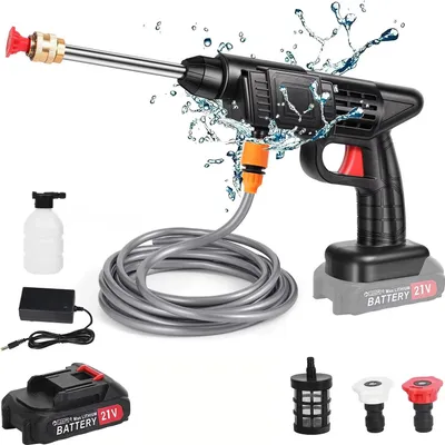 Immagine prodotto di Idropulitrice a batteria a batteria, marrone, 200W 30 bar, per Makita 18V, incl. 1 batteria