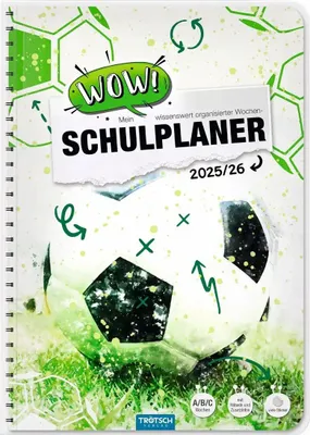 Produktbild von Trötsch Schulplaner WOW Fussball 25/26