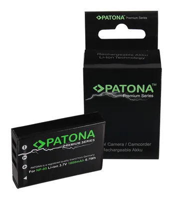 Produktbild von Premium PATONA Akku für Fujifilm NP-95 Finepix F30 F-30 F31 F-31 F31fd F-31fd X100