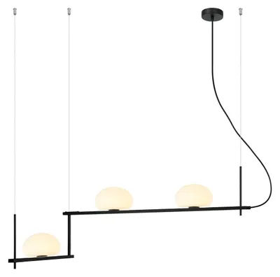 Image de KERNIO PND-357783-BK+W Lampe suspendue Italux
