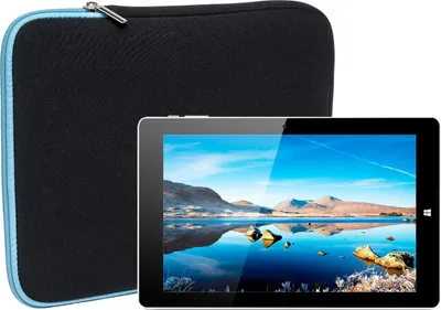 Produktbild von Slabo Tablet Tasche für Chuwi Hi10 Hülle Case Neopren - TÜRKIS / SCHWARZ