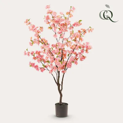 Produktbild von Künstliche Pflanze - Kirschblüte - Rosa - 135Cm