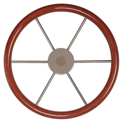 Imagen del producto de Volante VETUS con aro de caoba, 450 mm | Modelo KW45