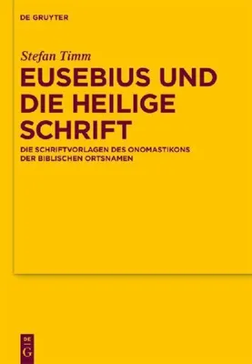 Produktbild von Eusebius und die Heilige Schrift