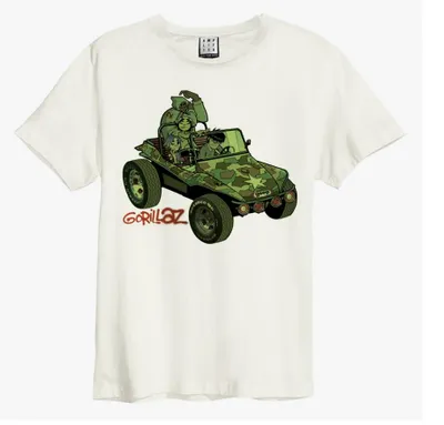 Produktbild von Amplified Shirt Gorillaz - Geep white XXL