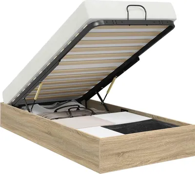 Immagine prodotto di vidaXL Letto a panca in rovere Sonoma 203 x 80,5 x 25 cm