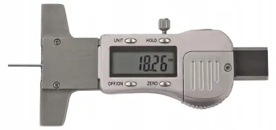Image de Gimex : Sonde de profondeur électronique, diamètre 30 mm, précision de 0,01 mm
