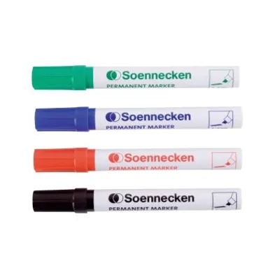 Produktbild von Soennecken Permanentmarker 3110 1-4mm Keilspitze grün