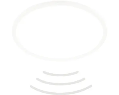Produktbild von LED Sensor Deckenleuchte IP44 22W 3000 lm 4000 K HxØ 3x42 cm Slim weiß + Backlight Effect