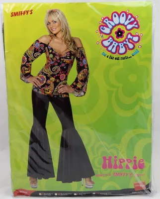 Produktbild von 70er Jahre Hippiekostüm Kostüm Hippie für Damen Flower Power Damenkostüm Blumenkinder Gr. 40-54, Größe:XXL