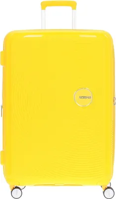 Produktbild von American Tourister Soundbox, Spinner, Gelb, Golden Yellow, 4 Rad/Räder, Spinnrad, Zahlenschloss
