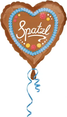 Zdjęcie produktu dla amscan® 3375101 Balon foliowy serce wróbla - Ø 45 cm