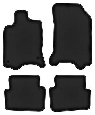 Productafbeelding van Velours automatten voor Renault Laguna II 2001-2007 (stationwagen/liftback) – 4-delig, zwart, op maat – Wielganizator DURBAN
