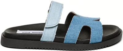 Zdjęcie produktu dla Steve Madden Missile Denim/Blue - Sandały damskie - SM11003504-04004
