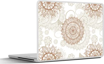 Produktbild von MuchoWow® Laptop Aufkleber Sticker Cover Mandala - Asien - Muster - Zen 40x30 cm - Laptop Dekoration - Selbstklebend