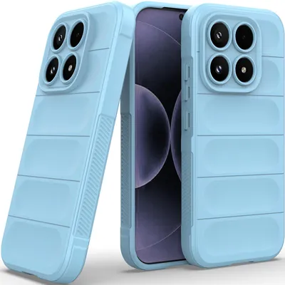Produktbild von Handyhülle für Xiaomi 17 Weich TPU Silikon Stossfest Anti-rutsch Hülle Blau
