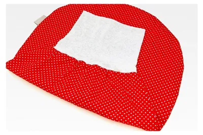 Produktbild von Pucksack Strampelsack Schlafsack für Babys 0-6 Monate, rot mit Punkten, wattiert oder unwattiert