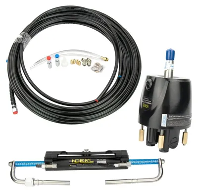 Produktbild von Hydraulisches Steuersystem für Boote - Steuerkit für Außenbordmotoren - 150 PS - Sanfte und einfache Steuerung